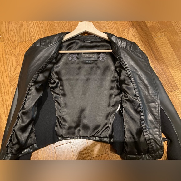 NEW Mackage black leather jacket, size XS - Picture 10 of 16
